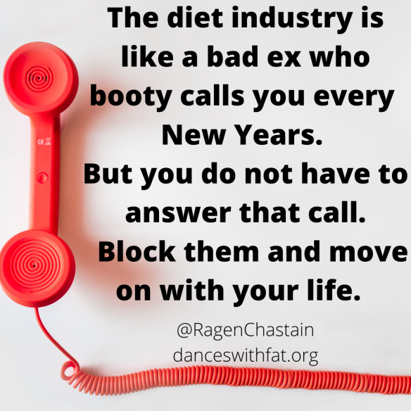 diet industry bad ex at new years